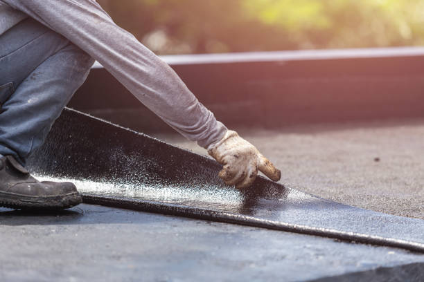 Professional Basement Waterproofing technician working in Monterey, TN
